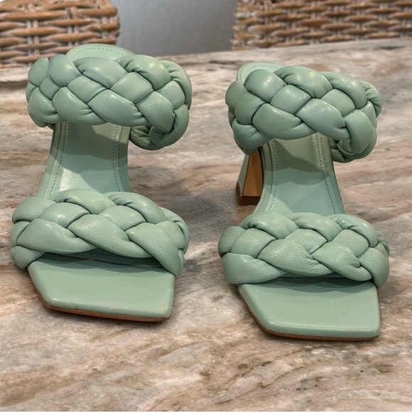 Women’s MARC ANTHONY Hammy Braided High Heel Slide Sandals- Size 8 - Picture 3 of 10